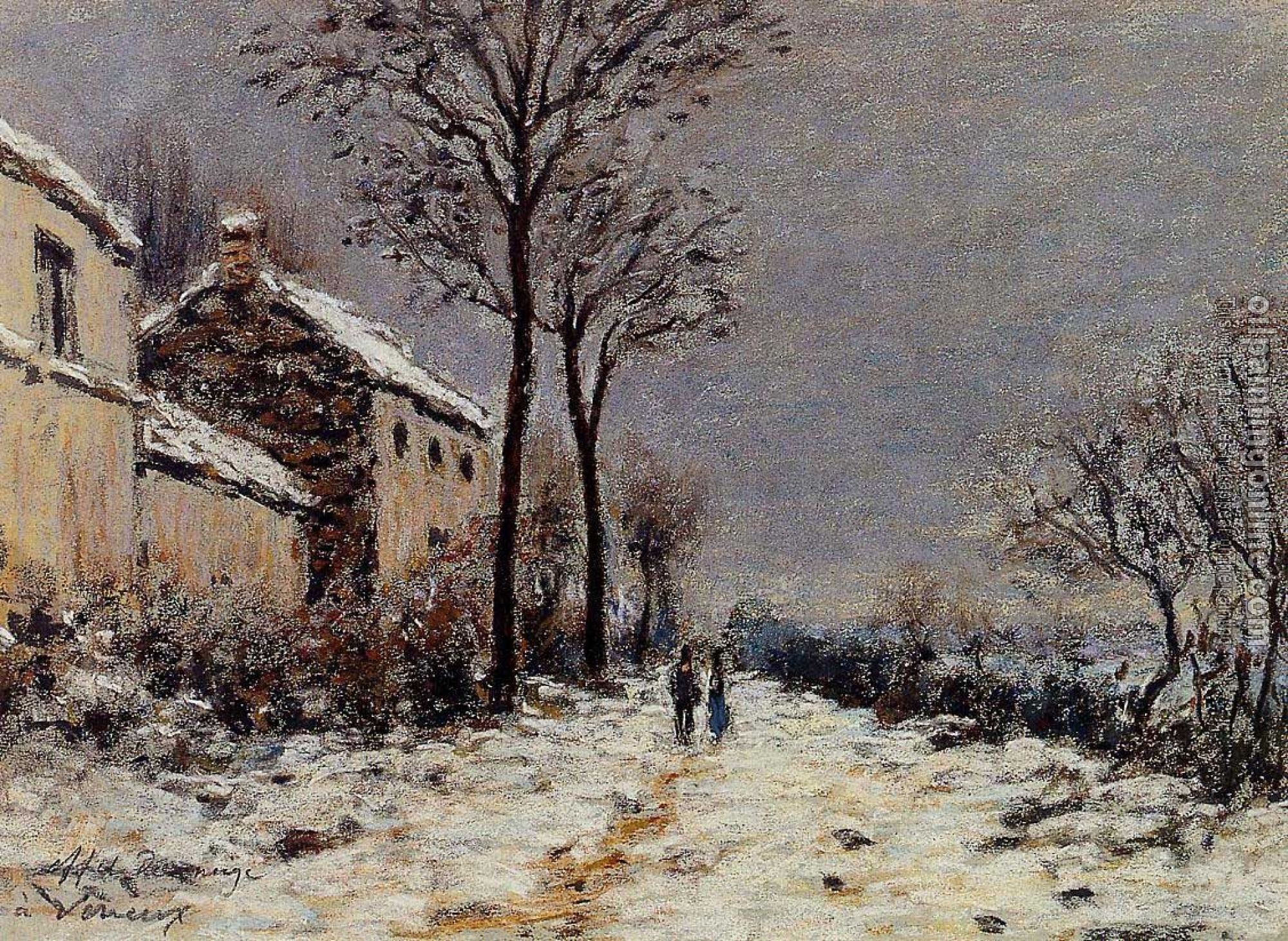 Sisley, Alfred - Snow Effect at Veneux